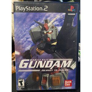 Mobile Suit Gundam: Journey to Jaburo PS2 Sony PlayStation 2, 2001 CIB - Tested
